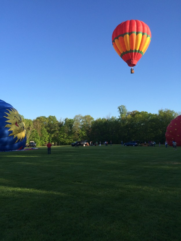 hot air balloon distance