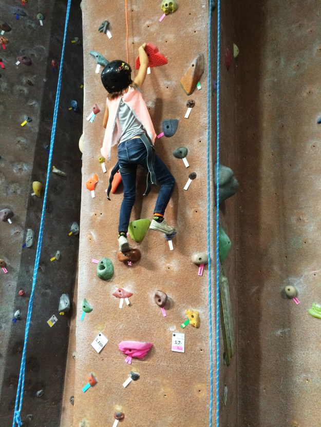 rock climbing