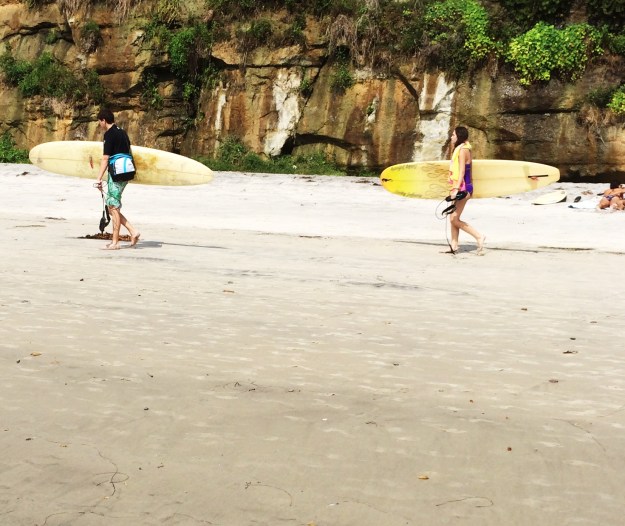 beach people-surfers