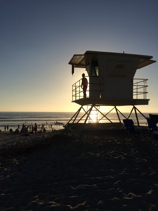 lifeguard silhouette