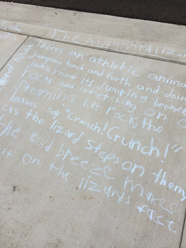 sidewalk poem