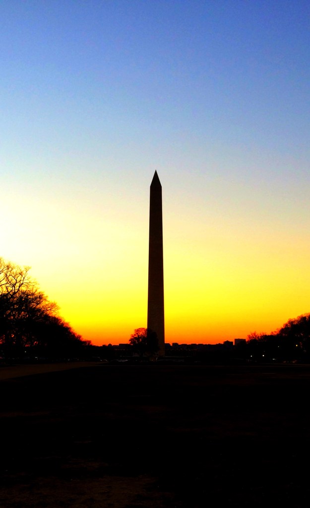Washington Monument at Sunset