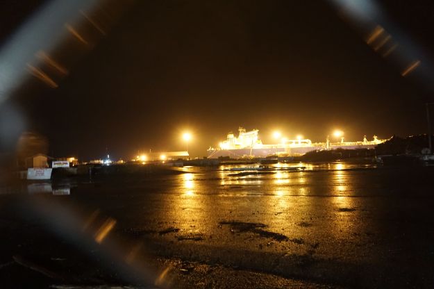 tanker through the fence