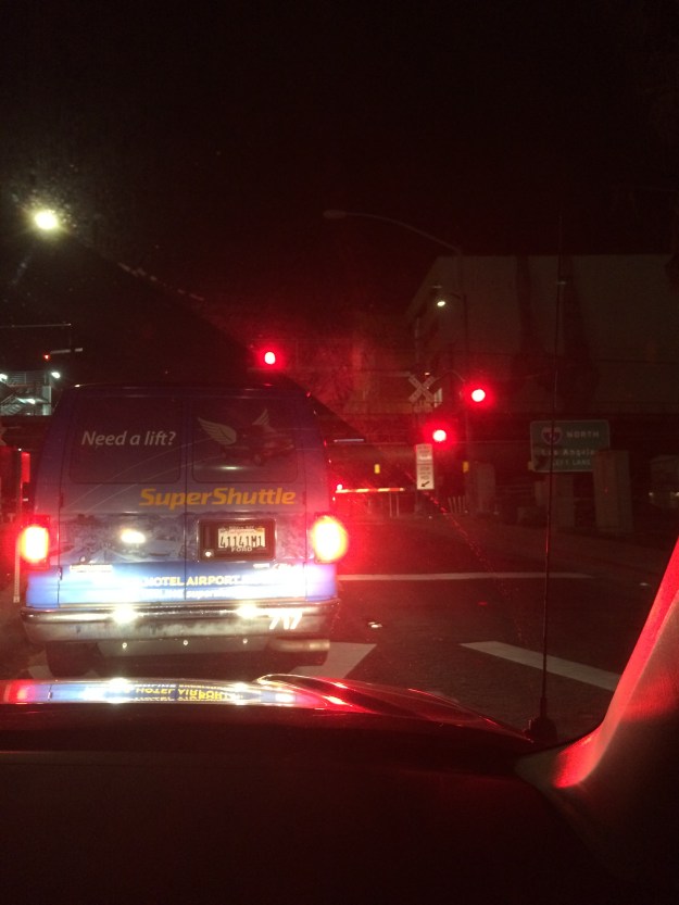 waiting for the train