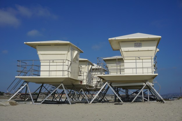 lifeguard towers